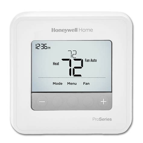 Honeywell T4R Thermostat Reset. Press and hold the button under the “Menu” symbol and the “+” button together until the display changes (approx. 3sec). Press right the button under the “OK” (right) symbol until “16:FS” is displayed. Select number 1 using the + or – buttons. Press the button under the “OK” (right) …